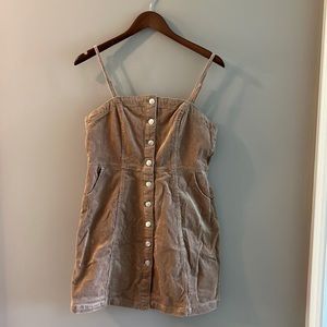 Love tree cordaroy jumper dress worn once